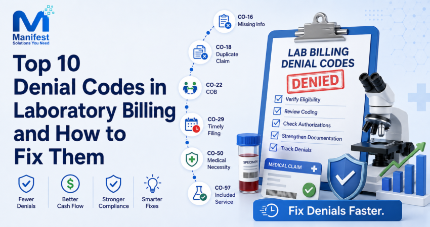 Top 10 Denial Codes in Laboratory Billing